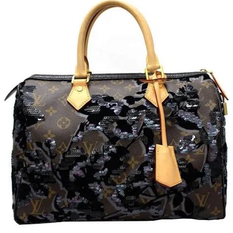 Louis Vuitton Speedy Fleur de Jais (2010) Reference .